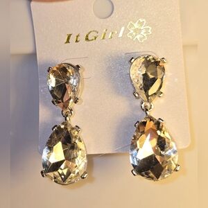 Silver Teardrop Earrings